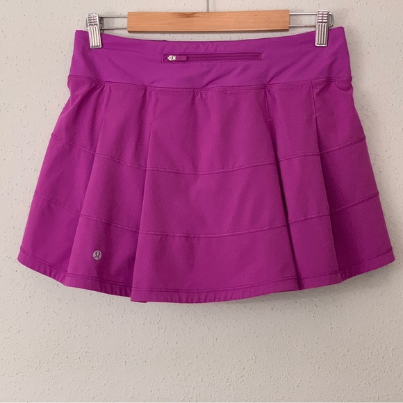 Lululemon 2022 Pace Rival Mid-Rise Skirt *Long Vivid Plum Size 6 - Picture 6 of 16